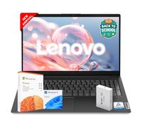 Lenovo Ordinateur portable V15 pour la rentrée scolaire + Microsoft Office 365, processeur Intel 6 cœurs (jusqu'à 4,4 GHz), compatible avec Copilot AI, 36 Go de RAM, 1 To SSD, écran FHD 15,6", port