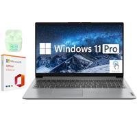 Lenovo Ordinateur portable Windows 11 Pro 15,6" FHD IdeaPad Business & Student avec licence Microsoft Office à vie, écouteurs Plusera (Intel Core i3 | Écran tactile, 24 Go de RAM, SSD 1 To)