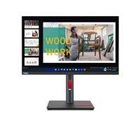 Lenovo P24q-30 - Écran LED - 23.8" - 2560 x 1440 QHD @ 60 Hz - IPS - 300 cd/m² - 1000:1 - 4 ms - HDMI, DisplayPort - noir corbeau - pour ThinkCentre neo 70t 11YU ThinkPad P15 Gen 2 20YQ