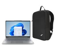 Lenovo Pack ThinkBook 14 G8 i7 16Go SSD 512Go + Sac à dos Processeur Intel® Core 7 240H coeurs E jusqu'à 4,00 GHz coeurs P jusqu'à 5,20 GHz, Windows 11 Professionnel 64, 512 Go SSD M.2 2242 PCIe Gen4