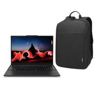Lenovo Pack ThinkPad T16 G3 U5 16Go SSD 512Go + Sac à dos Processeur Intel® Core Ultra 5 125U coeurs E jusqu'à 3,60 GHz coeurs P jusqu'à 4,30 GHz, Windows 11 Professionnel 64, 512 Go SSD TLC Opal - TP
