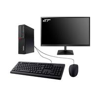 Lenovo PC M710s SFF Ecran 27" Intel I5-6500 RAM 32Go SSD 240Go W11 WiFi