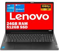 Lenovo, PC portable portable, processeur Intel i5 13Th, 13420H 8 cœurs, 24 Go ram, Full HD 15,6", SSD Pci Nvme 512 Go, webcam, usb, Win 11, prêt à l'emploi, garantie Italie