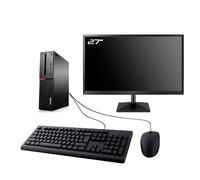 Lenovo PC ThinkCentre M800 SFF Ecran 27" Intel I5-6500 RAM 16Go SSD 960Go W11 WiFi