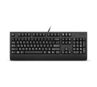 Lenovo Clavier USB Preferred Pro II AZERTY – Taille réelle (100%), filaire, Plunger, Noir 4Y41R64595
