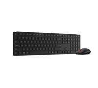LENOVO Pro Combo 6000 Keyboard and mouse set wireless 2.4 GHz Bluetooth 5.3 AZERTY French eclipse black brown box (FR)