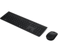 Lenovo | Professional Wireless Rechargeable Keyboard and Mouse Combo US Euro | Ensemble clavier et souris | Sans fil | Souris incluse | US | Bluetooth | Gris | Connexion sans fil