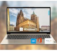 Lenovo Revêtement anti-reflet HD IdeaPad 15,6" + 1 an Microsoft 365, 20 Go de RAM, 1,1 To SSD, Windows 11 Home, processeur Intel, WiFi 6, HDMI, USB-C, lecteur de carte SD, jusqu'à 9,5 heures