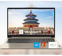 Lenovo Revêtement anti-reflet HD IdeaPad 15,6" + 1 an Microsoft 365, 36 Go de RAM, 2,1 To SSD, Windows 11 Home, jusqu'à 9,5 heures d'autonomie, processeur Intel, WiFi 6, HDMI, USB-C, lecteur de carte