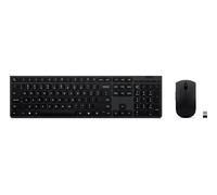 Lenovo sans fil Kit souris + clavier allemand, QWERTZ noir