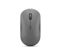 Lenovo Souris Yoga - Bluetooth sans fil silencieuse, ergonomique ambidextre, 6 boutons, Gris Lune