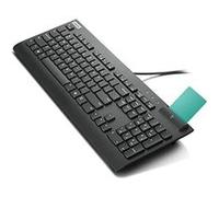 Lenovo Smartcard Wired Keyboard II - Clavier - USB - Espagnol - noir - CRU Noir G