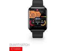 Lenovo Smartwatch E1 MAX avec mesure de la température, de l'oxygène dans le sang, de la pression sanguine et application Lenovo Sport adaptée à Android et iOS