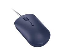 Lenovo Souris d'ordinateur Filaire USB-C 540 pour PC, Ordinateur Portable, Ordinateur avec Windows ou Chrome OS - Design ambidextre - 4 Boutons - Taille compacte - Bleu Abysse