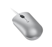 Lenovo Souris d'ordinateur Filaire USB-C 540 pour PC, Ordinateur Portable, Ordinateur avec Windows ou Chrome OS - Design ambidextre - 4 Boutons - Taille compacte - Gris Nuage
