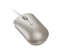 Lenovo Souris d'ordinateur Filaire USB-C 540 pour PC, Ordinateur Portable, Ordinateur avec Windows ou Chrome OS - Design ambidextre - 4 Boutons - Taille compacte - Sable