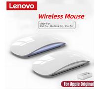 Lenovo - souris d'ordinateur magique sans fil Bluetooth, Rechargeable, tactile, ergonomique, double mode, silencieuse, pour PC, Apple Macbook Air black