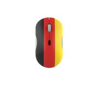 Lenovo Souris silencieuse Bluetooth 350 (Fan Edition), design ambidextre ergonomique, sans fil, Bluetooth 5.3, DPI réglable jusqu'à 2400, autonomie de la batterie de 36 mois, matériaux recyclés