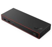 Lenovo Station d'accueil ThinkPad USB4 Smart Dock 5500 avec boîtier d'alimentation 135W - 40BC0135EU noir éclipse