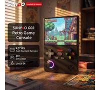 Lenovo SUNYAO G02 Portable Console De Jeu Rétro 4.5 "HD IPS 1024x768 4000mAh 30 + Classique Plates-formes RGB Respiration Lumière White 128G