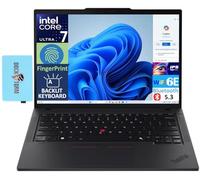 Lenovo T14 Gen 5 Ordinateur portable professionnel alimenté par l'IA Écran IPS FHD+ de 14" (Intel Core Ultra 7 155U (>i7-13700H), 32 Go DDR5, 256 Go SSD, copilote, Ko rétroéclairé, empreintes