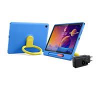 Lenovo Tab 10.1 4GB 64GB + Pen, Bumper & Adaptor Processeur MediaTek Helio G85 2,00 GHz , Android 14 or Later, 64 Go eMMC 5.1 - EUBNDLLENOVO7 Luna Grey