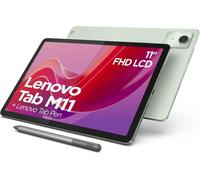 Lenovo Tab M11 Tablet | 11" écran tactile WUXGA | MediaTek Helio G88 | 4GB RAM | 128GB eMMC 5.1 | Android 13 | vert | incl. Lenovo Tab Pen