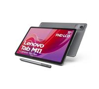 Lenovo Tab M11 - Tablette Tactile 11'' WUXGA (Processeur MediaTek Helio G88, 8Coeurs, 4 Go de RAM, eMMC 128 Go, Android 13, WiFi + Bluetooth) Tab Pen - Gris