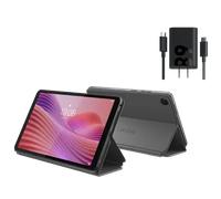 Lenovo Tab One 8.7 4GB 64GB + Folio & Adaptor Processeur MediaTek Helio G85 2,00 GHz , Android 14 ou version ultérieure, 64 Go eMMC 5.1 - EUBNDLONE3 Luna Grey