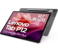 Lenovo Tab P12 Tablet | 12,7" écran tactile 3K | MediaTek Dimensity 7050 | 8GB RAM | 128GB SSD | Android 13 | gris | incl. Lenovo Tab Pen Plus