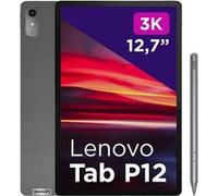 Lenovo Tab P12 ZACH - Tablette - Android 13 ou versions plus récentes - 256 Go UFS card - 12.7" LTPS (2944 x 1840) - Logement microSD - gris orage Storm Grey G