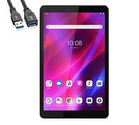 Lenovo Tablette Tab M8 (3e génération) 8", WiFi, 32 Go de stockage, 3 Go de mémoire LPDDR4x, écran tactile brillant IPS 350 nits, processeur Octa-Core MediaTek P22T, Android 11, gris fer, câble