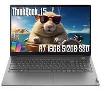 Lenovo ThinkBook 15 Gen 4 Ordinateur portable professionnel (15,6 po FHD anti-reflet, 16 Go de RAM, 512 Go SSD, AMD Ryzen 7 5825U (> Intel i7-1255U)) empreintes digitales, webcam 1080p, qualité