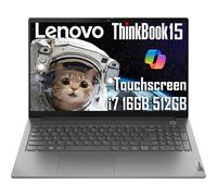 Lenovo ThinkBook 15 Gen 4 Ordinateur portable professionnel (écran tactile IPS FHD de 15,6 po, Intel 10-Core i7-1255U, 16 Go de RAM, 512 Go SSD), Thunderbolt 4, Ko rétroéclairé, empreintes digitales