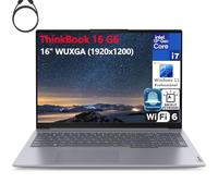 Lenovo ThinkBook 16 G6 Ordinateur portable FHD+ 16" 16", Intel 14 cœurs i7-13700H, 64 Go de RAM DDR5, SSD PCIe de 2 To, WiFi 6, Bluetooth 5.2, clavier rétroéclairé, lecteur d'empreintes digitales,