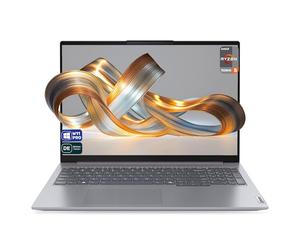 Lenovo ThinkBook 16 G7 ARP Ordinateur portable business, AMD Ryzen 5-7535HS, RAM DDR5 16 Go, SSD PCIe 2 To, écran WUXGA 16", carte graphique AMD Radeon 660M, clavier allemand, Windows 11 Pro, gris