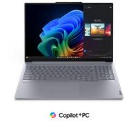 Lenovo ThinkBook 16 Gen 7 Snapdragon Processeur Snapdragon® X X1-26-100 2,97 GHz, Windows 11 Famille 64 ARM, 512 GB SSD M.2 2242 PCIe Gen4 TLC SE - 21NHCTO1WWFR1 Luna Grey