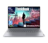 Lenovo ThinkBook 16 Gen 8 Business AI PC portable, 16" FHD+, Intel 16-Core Ultra 7 255H (Beat i7-13900H), 64 Go de RAM DDR5, 4 To PCIe SSD, WiFi 6E, Bluetooth 5.3, lecteur d'empreintes digitales