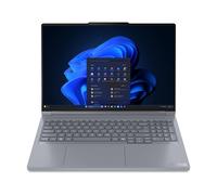 Lenovo ThinkBook 16p G6 ADR AMD Ryzen™ 9 8945HX Ordinateur portable 40,6 cm (16 ) WQXGA 32 Go DDR5-SDRAM 1 To SSD NVIDIA GeForce RTX 5060 Wi-Fi 7 (802.11be) Windows 11 Pro Anglais britannique Gris