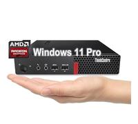 Lenovo ThinkCentre M625 Mini ordinateur de bureau professionnel, processeur AMD A4-9120C, carte graphique AMD Radeon R4, Wi-Fi AC, Bluetooth 5.0, USB, RJ-45, Windows 11 Pro (32 Go de RAM et SSD de 1