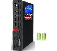 Lenovo ThinkCentre M625q Mini Form Ordinateur de bureau professionnel AMD Dual-Core A4-9120C, 8 Go de RAM 128 Go PCIE SSD, AMD Radeon R4, RJ-45, ports d'affichage, ports USB, Windows 11 Pro, noir