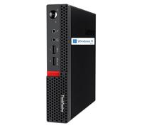 Lenovo ThinkCentre M625q Mini ordinateur de bureau, processeur AMD A4 à 2 cœurs, 8 Go de RAM, 256 Go SSD, 2 x DisplayPort, WiFi, RJ-45, Windows 11 Pro