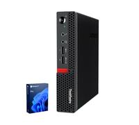 Lenovo ThinkCentre M625q Tiny Business MFF Ordinateur de bureau, Dual Core A4 9120C, 32 Go de RAM, 1 To SSD, DP, Type-C, prend en charge 2 moniteurs 4K, RJ-45, Wi-Fi, Windows 11 Pro, noir, pour bureau