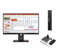 Lenovo ThinkCentre M70q G6 U7 16 512 + ThinkVision T27-40 27 FHD Processeur Intel® Core Ultra 7 265T vPro® coeurs E jusqu'à 4,60 GHz coeurs P jusqu'à 5,20 GHz, Windows 11 Professionnel 64, 512 Go SSD 