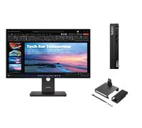 Lenovo ThinkCentre M75q G5 A5 16 512 + ThinkVision T27QD-40 27 QHD Docking Processeur AMD Ryzen 5 PRO 8500GE 3,40 GHz jusqu'à 5,00 GHz, Windows 11 Professionnel 64, 512 Go SSD TLC Opal - M75QBUNDLE3EU