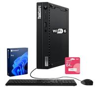 Lenovo ThinkCentre M75q Tiny Business Desktop, AMD Ryzen 5 Pro 5650GE, 32 Go de RAM, 1 To SSD, prend en charge 2 moniteurs 4K, HDMI, DP, Wi-Fi 6, KB et souris filaires, Windows 11 Pro, Bundle ADATA 64