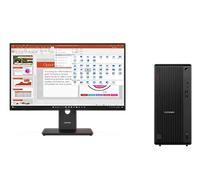 Lenovo ThinkCentre M90t G6 U5 16 512 + ThinkVision T27-40 27 FHD Processeur Intel® Core Ultra 5 225 coeurs E jusqu'à 4,40 GHz coeurs P jusqu'à 4,90 GHz, Windows 11 Professionnel 64, 512 Go SSD TLC Opa