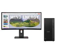 Lenovo ThinkCentre M90t G6 U5 16 512 + ThinkVision T34WD-40 34 UWQHD Docking Processeur Intel® Core Ultra 5 225 coeurs E jusqu'à 4,40 GHz coeurs P jusqu'à 4,90 GHz, Windows 11 Professionnel 64, 512 Go
