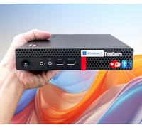 Lenovo ThinkCentre Micro ordinateur, 8 Go de RAM, 1 To SSD, processeur AMD, prise en charge double écran, Wi-Fi, Bluetooth, ports USB, port Ethernet, sans clavier et souris, Windows 11 Pro, design