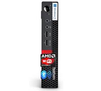 Lenovo ThinkCentre Micro ordinateur de bureau, 16 Go de RAM DDR4, disque SSD 512 Go, processeur et graphique AMD, prise en charge double écran, Wi-Fi, Bluetooth, USB, RJ-45, Windows 11 Pro, qualité